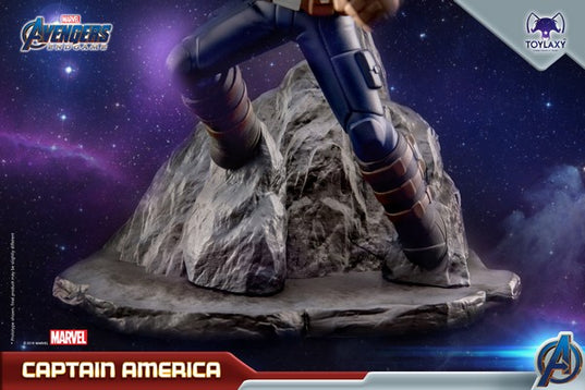 漫威復仇者聯盟：美國隊長正版模型手辦人偶玩具 Marvel's Avengers: Endgame Premium PVC Captain America official figure toy listing foot