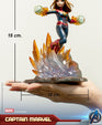 漫威復仇者聯盟：Marvel隊長正版模型手辦人偶玩具 Marvel's Avengers: Endgame Premium PVC Captain Marvel official figure toy listing size