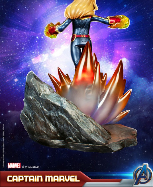漫威復仇者聯盟：Marvel隊長正版模型手辦人偶玩具 Marvel's Avengers: Endgame Premium PVC Captain Marvel official figure toy listing  back