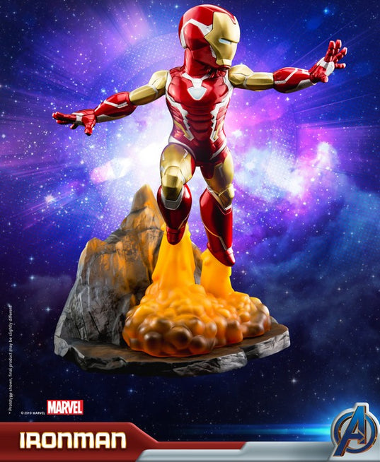 漫威復仇者聯盟：鐵甲奇俠正版模型手辦人偶玩具 Marvel's Avengers: Endgame Premium PVC Iron Man Official figure toy  side