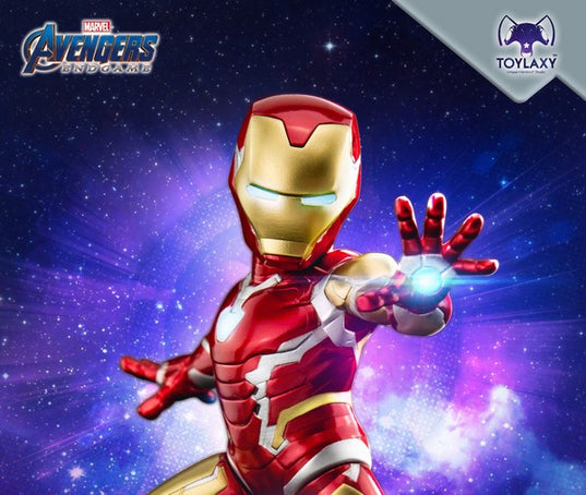 漫威復仇者聯盟：鐵甲奇俠正版模型手辦人偶玩具 Marvel's Avengers: Endgame Premium PVC Iron Man Official figure toy  round