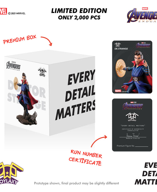 漫威復仇者聯盟：奇異博士正版模型手辦人偶玩具終局之戰版 Marvel's Avengers: Doctor Strange Official Figure Toy listing Package